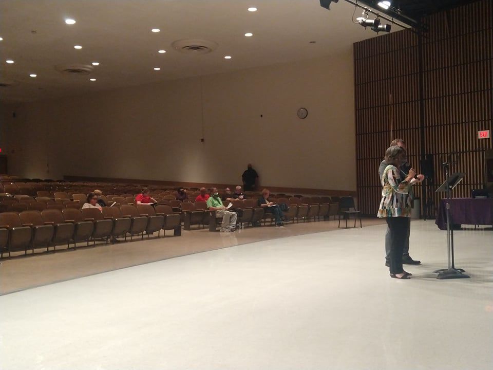 Audience at District 87 Oct. 13 meeting